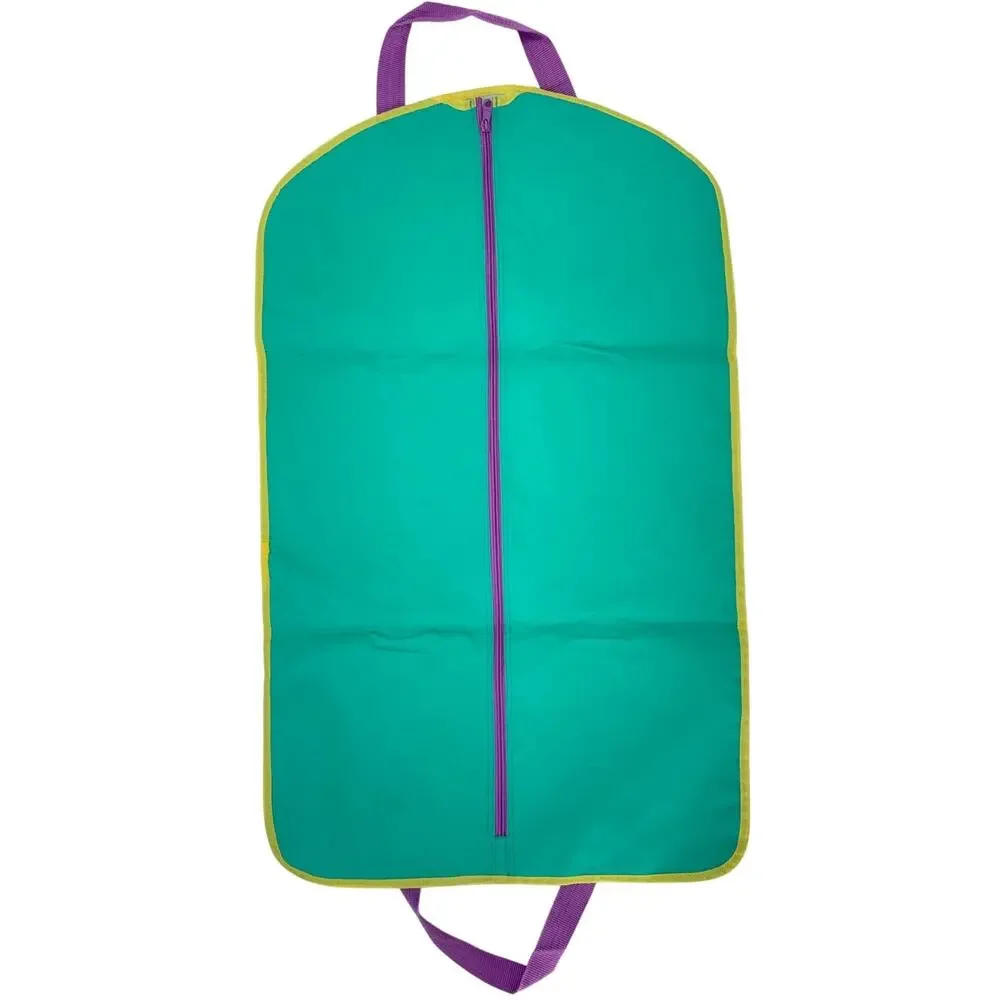 Vintage Tupperware Kids Pack 3 Pc Travel Set Suitcase Backpack Garment Bag Teal